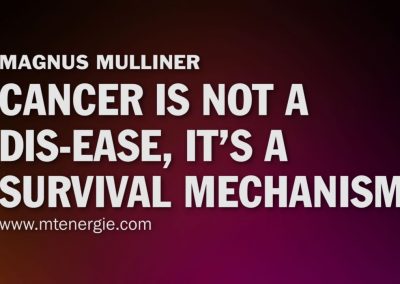 Cancer is not a dis-ease, it’s a survival mechanism