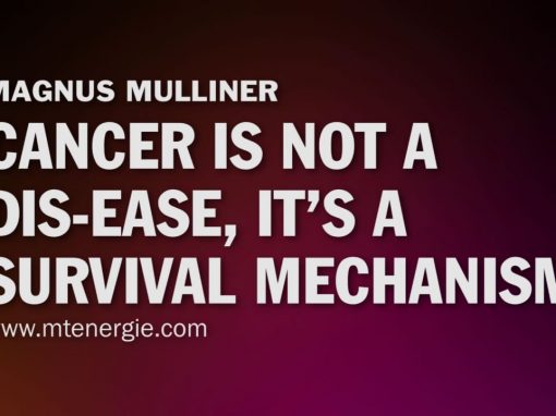 Cancer is not a dis-ease, it’s a survival mechanism